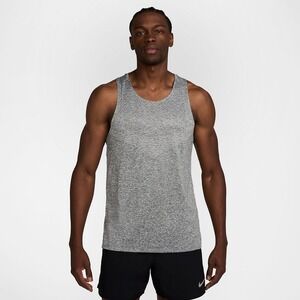 Nike FIT Running Tank Top Heather Gray Breathable Athletic Gym Workout Men's XL